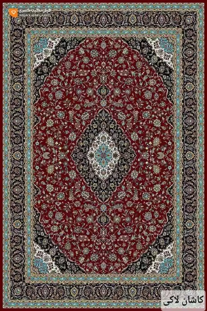 فرش لاکی 500 شانه نگین کسری کاشان